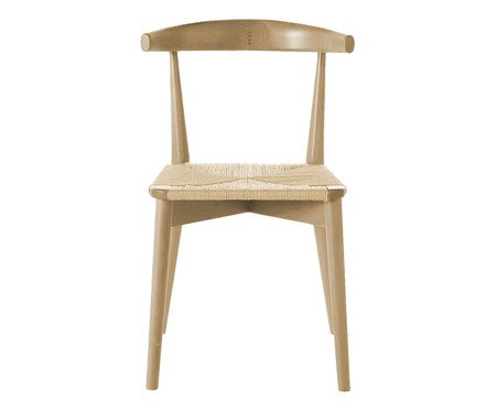Cadeira Bent Natural com Trançado | Westwing