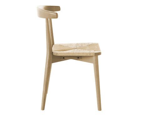 Cadeira Bent Natural com Trançado | Westwing