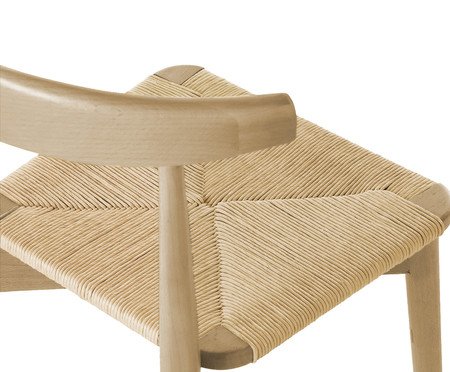 Cadeira Bent Natural com Trançado | Westwing