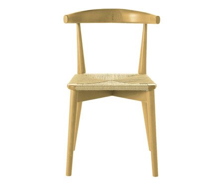 Cadeira Bent Natural com Trançado | Westwing