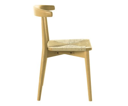 Cadeira Bent Natural com Trançado | Westwing