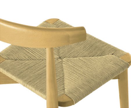 Cadeira Bent Natural com Trançado | Westwing
