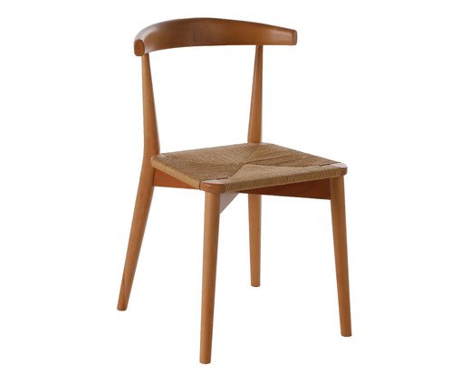 Cadeira Bent Natural com Trançado, multicolor | WestwingNow