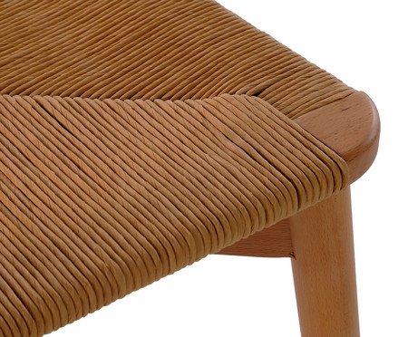 Cadeira Bent Natural com Trançado | Westwing