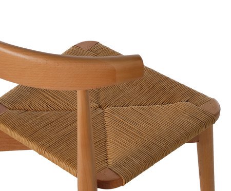 Cadeira Bent Natural com Trançado | Westwing