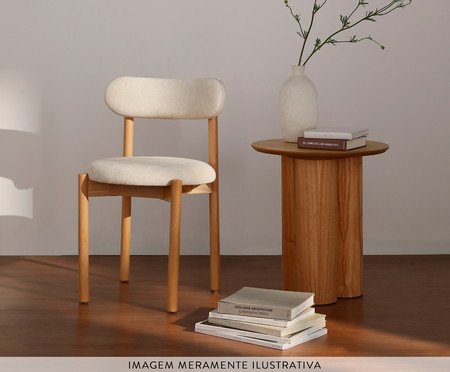 Cadeira Atria Natural e Off White | Westwing