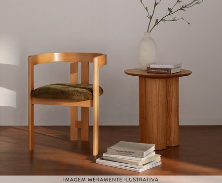 Cadeira Oka  Natural e Off White | Westwing