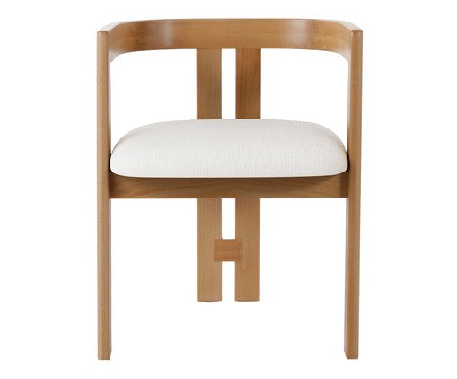 Cadeira Oka  Natural e Off White, multicolor | WestwingNow