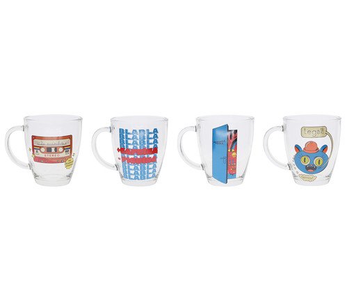 Caneca Sincera Sortido, transparent | WestwingNow