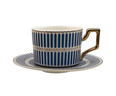 Jogo de Para Café Olimpo China Azul | Westwing