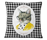 Capa de Almofada em Veludo com Vivo Cat | WestwingNow