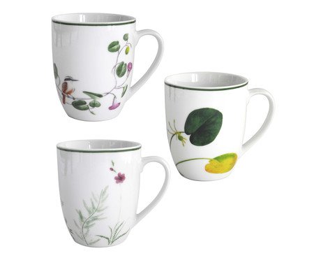 Caneca Mix Natureza Viva em Porcelana Sortida | Westwing