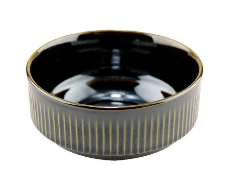 Bowl Striatto Fine Verde Escuro | Westwing
