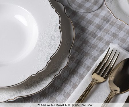 Aparelho de Jantar Royal Classic China Com Filado Dourado | Westwing