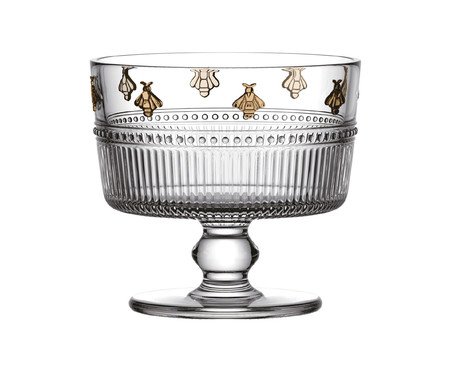 Jogo de Taças Para Sobremesa Pequenos Voadores Pintado Mão Âmbar | Westwing