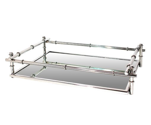 Bandeja em Aço Inox Prata, transparent | WestwingNow