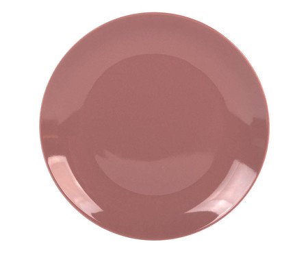 Prato Para Sobremesa Mix And Match em Porcelana Vermelho Blush | Westwing