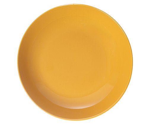 Prato Fundo Mix And Match em Porcelana Amarelo Açafrão, yellow | WestwingNow