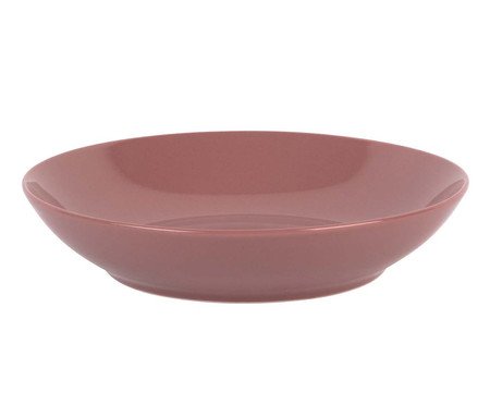 Prato Fundo Mix And Match em Porcelana Vermelho Blush | Westwing