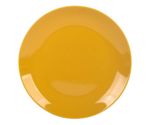 Prato Para Sobremesa Mix And Match em Porcelana Amarelo Açafrão, yellow | WestwingNow