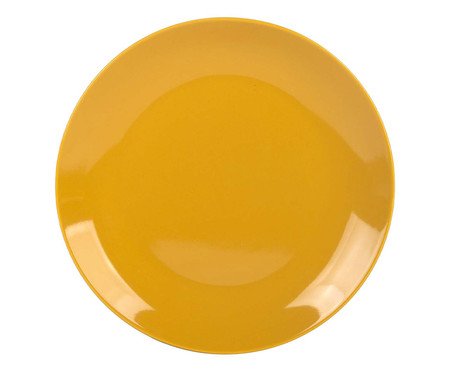 Prato Para Sobremesa Mix And Match em Porcelana Amarelo Açafrão | Westwing