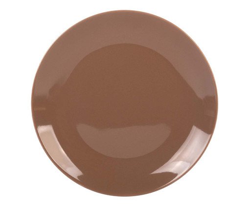 Prato Para Sobremesa Mix And Match em Porcelana Caramelo Rústico, beige | WestwingNow