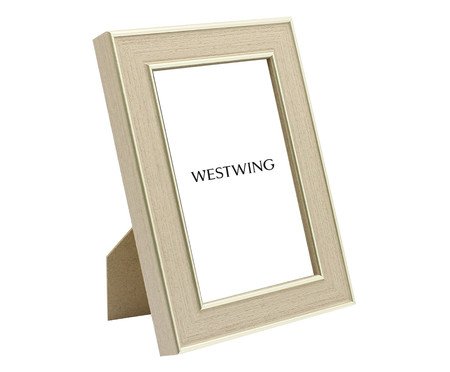 Porta Retrato Frame Champanhe e Bege | Westwing