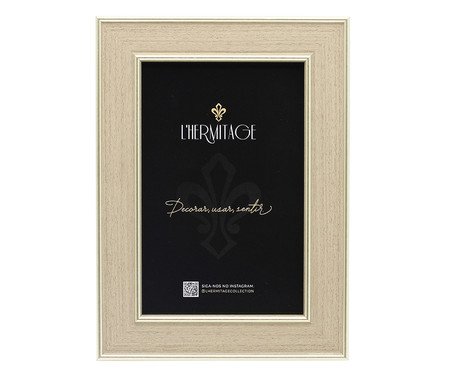 Porta Retrato Frame Champanhe e Bege | Westwing