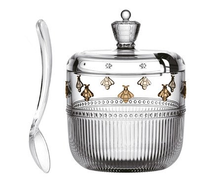 Açucareiro Pequenos Voadores Pintado Mão Âmbar | Westwing