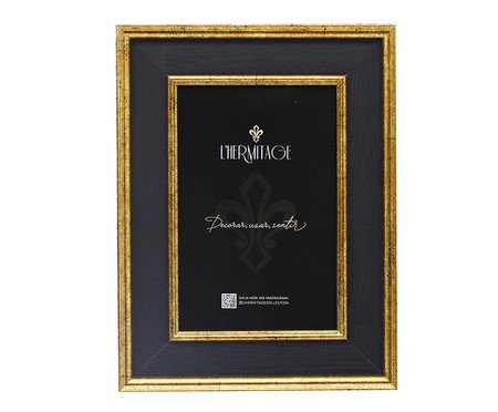 Porta Retrato Frame Dourado e Preto | Westwing