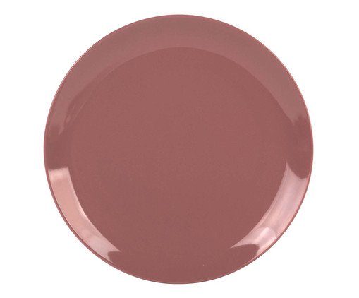 Prato Raso Mix And Match em Porcelana Vermelho Blush, red | WestwingNow