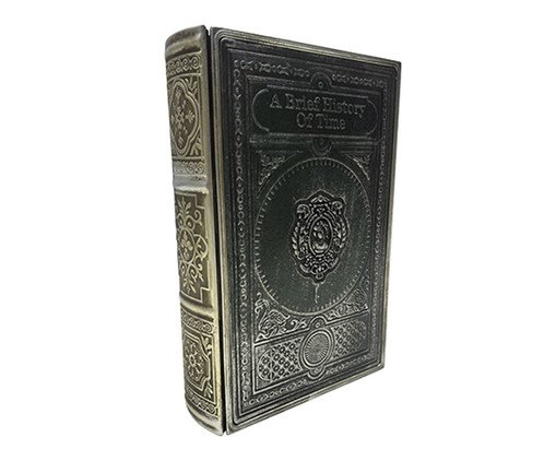 Caixa Livro Ricordi em Metal, transparent | WestwingNow