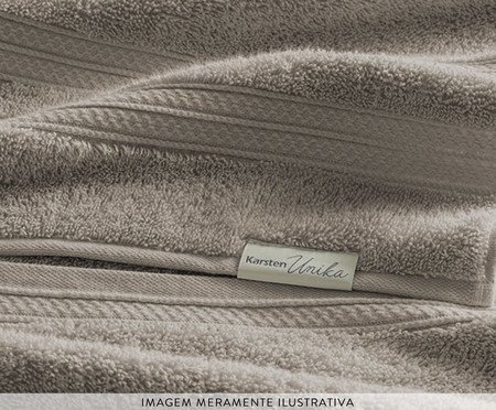 Jogo de Toalhas Unika Cinza Claro | Westwing