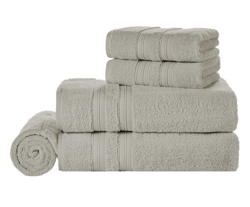 Jogo de Toalhas Unika Cinza Claro, grey | WestwingNow