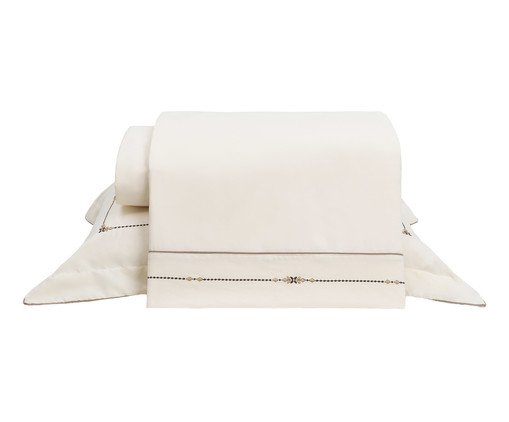 Jogo de Lençol Artemis Amendoa, beige | WestwingNow