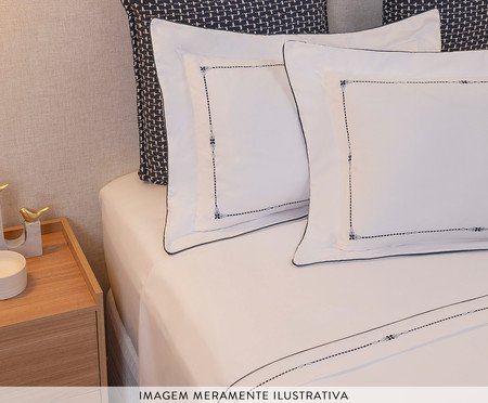 Jogo de Lençol Artemis Azul Petroleo | Westwing