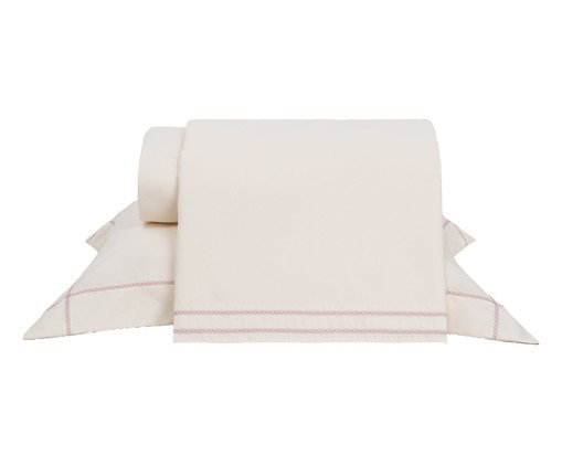 Jogo de Lençol Telares Rose, Rose | WestwingNow