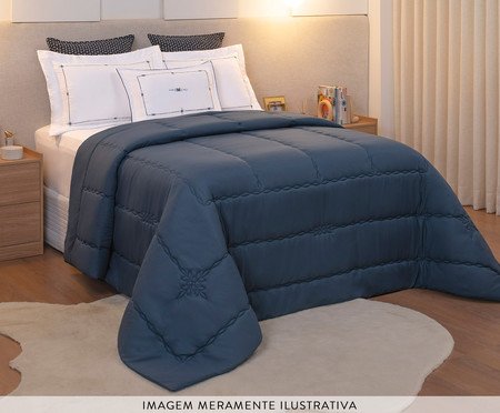 Jogo de Cobre-Leito Artemis Azul Petroleo | Westwing