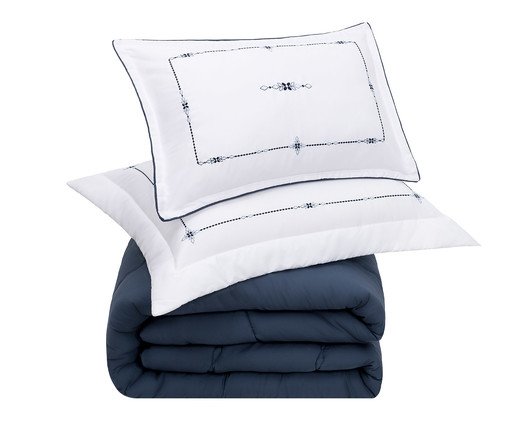 Jogo de Cobre-Leito Artemis Azul Petroleo, blue | WestwingNow