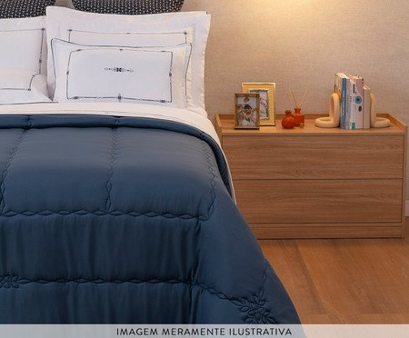 Jogo de Cobre-Leito Artemis Azul Petroleo | Westwing