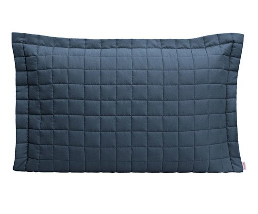 Porta-Travesseiro Basic Matelado Azul Petroleo, blue | WestwingNow