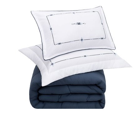 Jogo de Cobre-Leito Artemis Super Azul Petroleo | Westwing