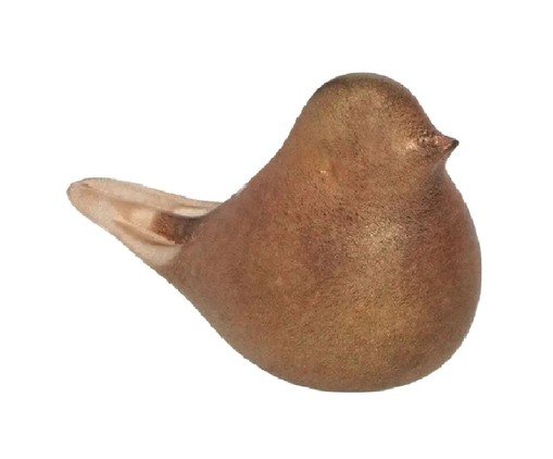 Escultura Pássaro Guaraúna, gold | WestwingNow