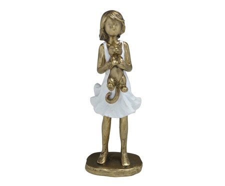 Escultura Meninca com Pet Rudá | Westwing