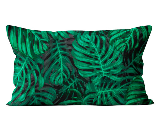 Capa de Almofada em Veludo Tropical Rafiki, Verde | WestwingNow