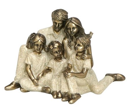 Escultura Familia com Pet Naná | Westwing