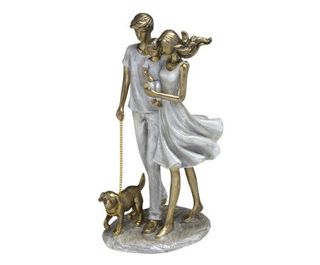 Escultura Familia com Pet Jurandir | Westwing