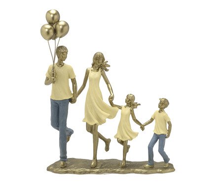 Escultura Familia com Pet Ubandara | Westwing