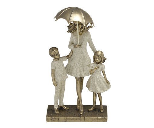 Escultura Familia com Pet Kaluanã, multicolor | WestwingNow