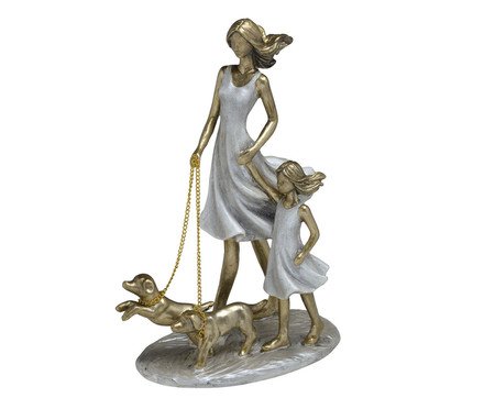 Adorno Mãe e Filha com Pet Ubirajara | Westwing